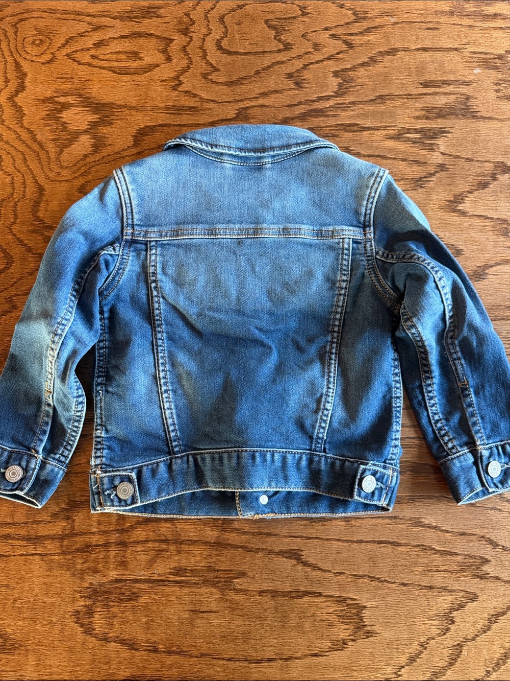GAP Kids Blue Denim Jacket - Button Front with Chest Pockets - Picture 5 of 7